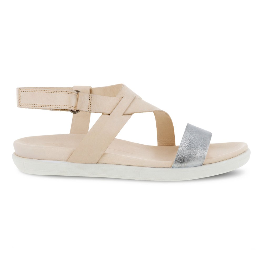 Sandalias Mujer - ECCO Simpil Flat - Beige - WYG405178